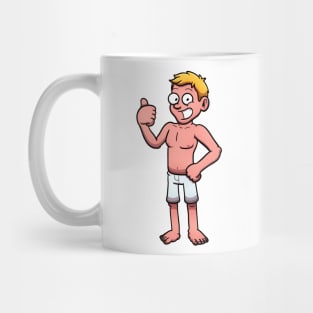 Happy Skinny Man Mug